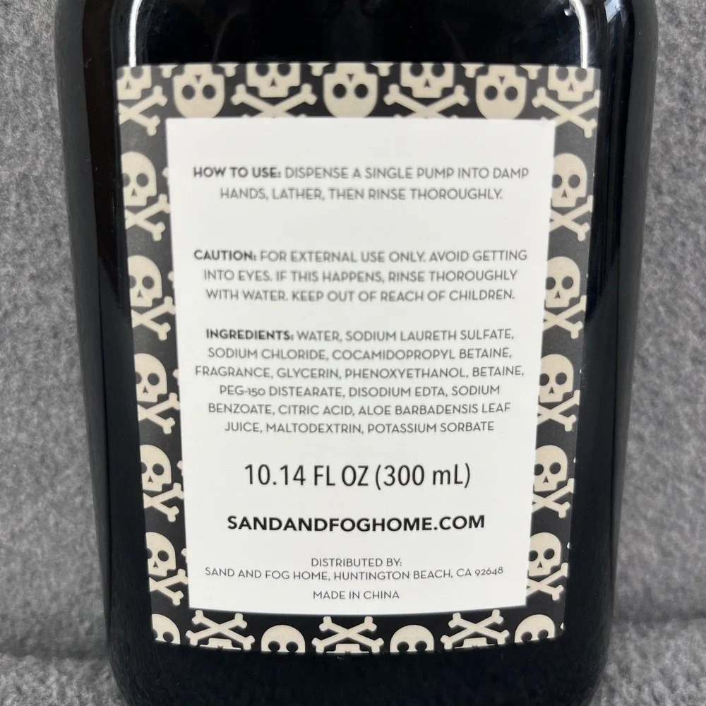 2x SAND‎ + FOG White Pumpkin Scented Hand Soap 10.14 fl oz Glass Bottle